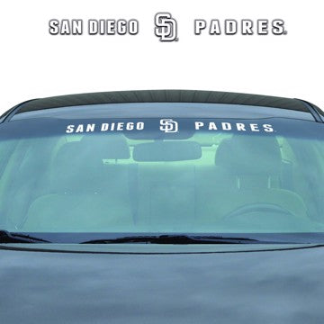 Wholesale-San Diego Padres Windshield Decal MLB 34” x 3.5 SKU: 61456