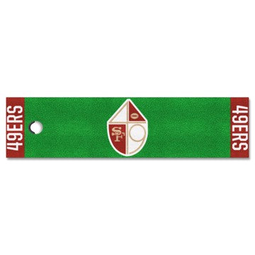 Wholesale-San Francisco 49ers Putting Green Mat - Retro Collection NFL 18" x 72" SKU: 32665