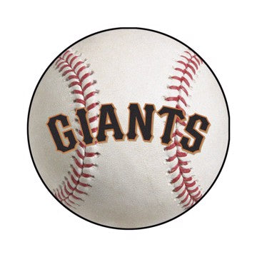 Wholesale-San Francisco Giants Baseball Mat MLB Accent Rug - Round - 27" diameter SKU: 32420