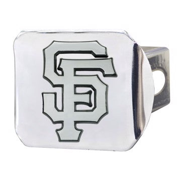 Wholesale-San Francisco Giants Hitch Cover MLB Chrome Emblem on Chrome Hitch - 3.4" x 4" SKU: 26701