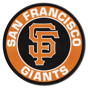 Wholesale-San Francisco Giants Roundel Mat MLB Accent Rug - Round - 27" diameter SKU: 18149