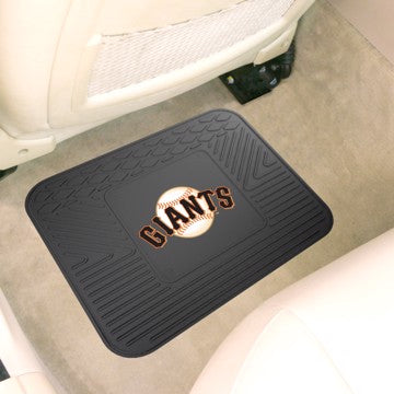 Wholesale-San Francisco Giants Utility Mat MLB Back Seat Car Floor Mats - 1 Piece - 14" x 17" SKU: 10035
