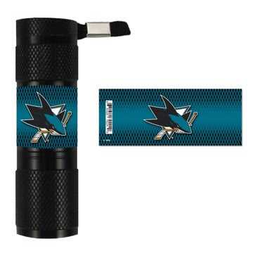 Wholesale-San Jose Sharks Flashlight NHL 1.1" H x 0.3" W x 3.4" L SKU: 62351