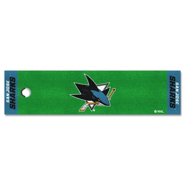 Wholesale-San Jose Sharks Putting Green Mat NHL 18" x 72" SKU: 10674