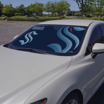 Wholesale-Seattle Kraken Auto Shade NHL Windshield Sun Shade - 59" x 29.5" SKU: 63588