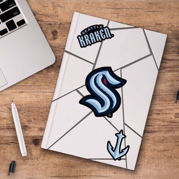Wholesale-Seattle Kraken Decal 3-pk NHL 3 Piece - 5” x 6.25” (total) SKU: 30106