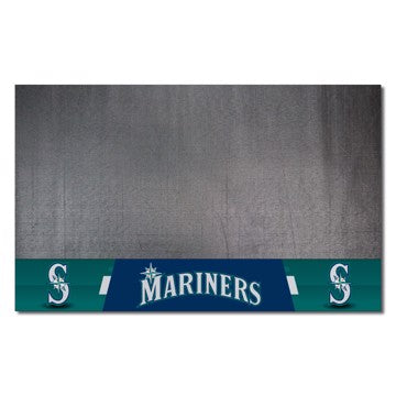 Wholesale-Seattle Mariners Grill Mat MLB Vinyl Mat - 26" x 42" SKU: 12168