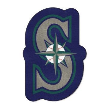 Wholesale-Seattle Mariners Mascot Mat MLB Accent Rug - Approximately 36" x 36" SKU: 21995