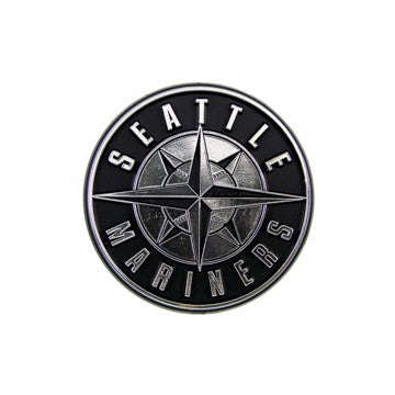 Wholesale-Seattle Mariners Molded Chrome Emblem MLB Plastic Auto Accessory SKU: 60233