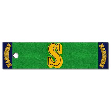 Wholesale-Seattle Mariners Putting Green Mat - Retro Collection MLB 18" x 72" SKU: 2191