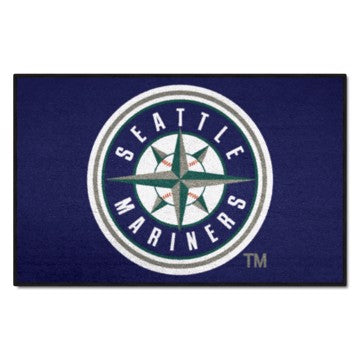Wholesale-Seattle Mariners Starter Mat MLB Accent Rug - 19" x 30" SKU: 6418