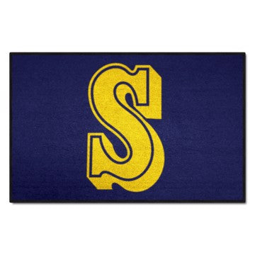 Wholesale-Seattle Mariners Starter Mat - Retro Collection MLB Accent Rug - 19" x 30" SKU: 2196
