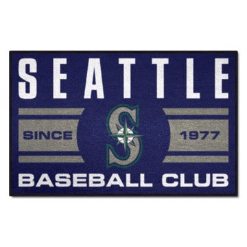 Wholesale-Seattle Mariners Starter Mat - Uniform MLB Accent Rug - 19" x 30" SKU: 18483