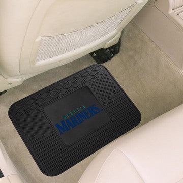 Wholesale-Seattle Mariners Utility Mat MLB Back Seat Car Floor Mats - 1 Piece - 14" x 17" SKU: 10034
