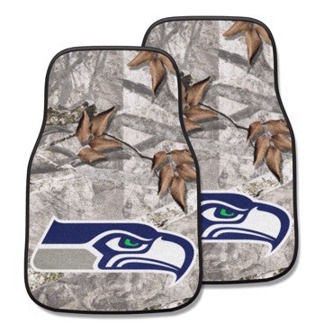 Wholesale-Seattle Seahawks 2-pc Carpet Car Mat Set NFL Auto Floor Mat - 2 piece Set - 17" x 27" SKU: 25515