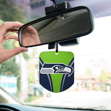 Wholesale-Seattle Seahawks Air Freshener 2-pk NFL Interior Auto Accessory - 2 Piece SKU: 61586