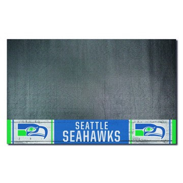 Wholesale-Seattle Seahawks Grill Mat - Retro Collection NFL Vinyl Mat - 26" x 42" SKU: 32669