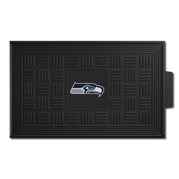 Wholesale-Seattle Seahawks Medallion Door Mat NFL Outdoor Door Mat - 19.5" x 31" SKU: 11462