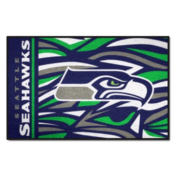Wholesale-Seattle Seahawks NFL x FIT Starter Mat NFL Accent Rug - 19" x 30" SKU: 23369