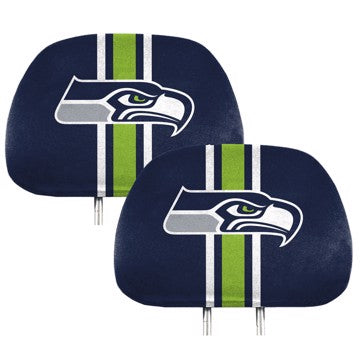Wholesale-Seattle Seahawks Printed Headrest Cover NFL Universal Fit - 10" x 13" SKU: 62028