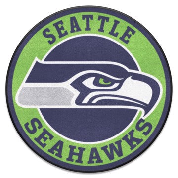 Wholesale-Seattle Seahawks Roundel Mat NFL Accent Rug - Round - 27" diameter SKU: 17975