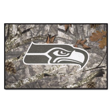 Wholesale-Seattle Seahawks Starter Mat - Camo NFL Accent Rug - 19" x 30" SKU: 34239