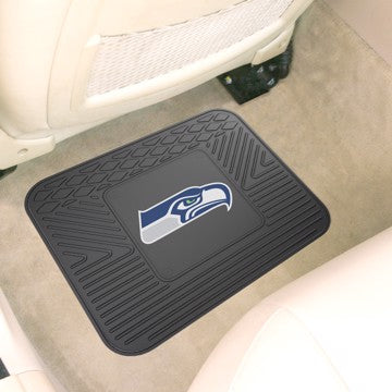 Wholesale-Seattle Seahawks Utility Mat NFL Back Seat Car Floor Mats - 1 Piece - 14" x 17" SKU: 9972