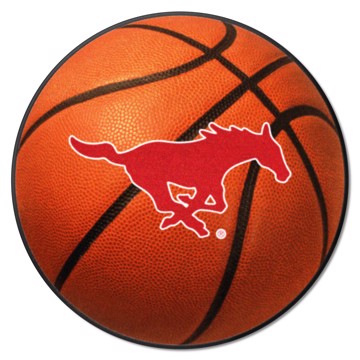 Wholesale-SMU Mustangs Basketball Mat 27" diameter SKU: 4578