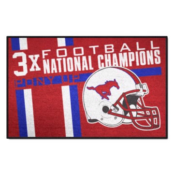 Wholesale-SMU Mustangs Dynasty Starter Mat 19"x30" SKU: 25945