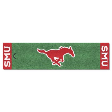 Wholesale-SMU Mustangs Putting Green Mat 1.5ft. x 6ft. SKU: 14103