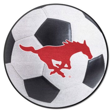 Wholesale-SMU Mustangs Soccer Ball Mat 27" diameter SKU: 4580