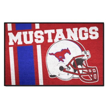 Wholesale-SMU Mustangs Starter Mat - Uniform 19"x30" SKU: 24290