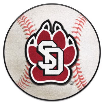 Wholesale-South Dakota Coyotes Baseball Mat 27" diameter SKU: 3035