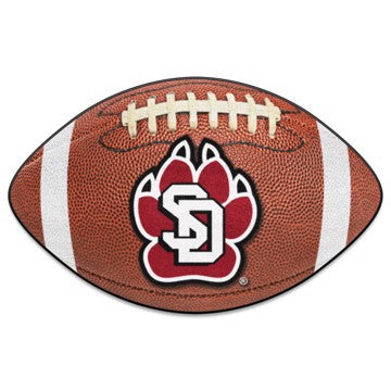 Wholesale-South Dakota Coyotes Football Mat 20.5"x32.5" SKU: 3042