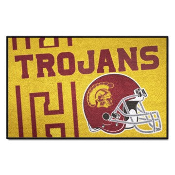 Wholesale-Southern California Trojans Starter Mat - Uniform NCAA Accent Rug - 19" x 30" SKU: 36837