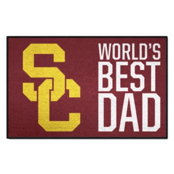 Wholesale-Southern California Trojans World's Best Dad Starter Mat 19"x30" SKU: 18214
