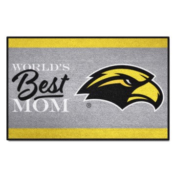 Wholesale-Southern Miss Golden Eagles Starter Mat - World's Best Mom 19"x30" SKU: 34573