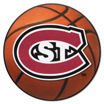 Wholesale-St. Cloud State Huskies Basketball Mat 27" diameter SKU: 2285