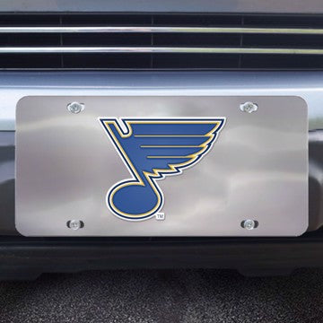 Wholesale-St. Louis Blues Diecast License Plate NHL Exterior Auto Accessory - 12" x 6" SKU: 27548