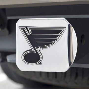 Wholesale-St. Louis Blues Hitch Cover NHL Chrome Emblem on Chrome Hitch - 3.4" x 4" SKU: 17184