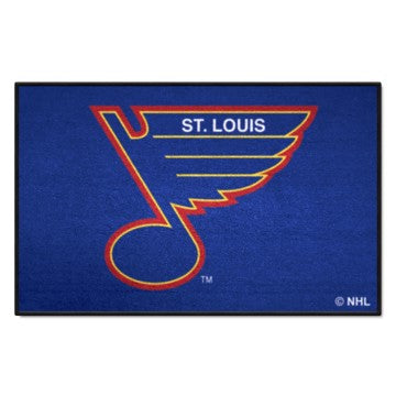 Wholesale-St. Louis Blues Starter Mat - Retro Collection NHL Accent Rug - 19" x 30" SKU: 35580