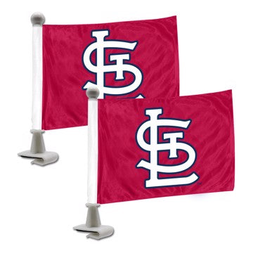 Wholesale-St. Louis Cardinals Ambassador Flags MLB Mini Suto Flags - 2 Piece - 4" x 6" SKU: 61852