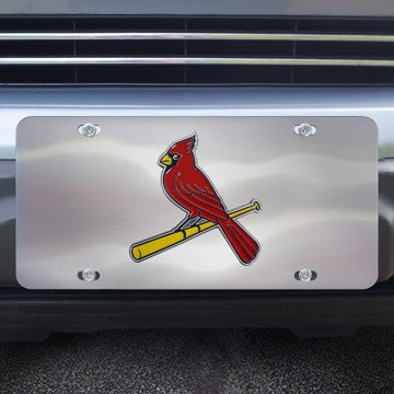 Wholesale-St. Louis Cardinals Diecast License Plate MLB Exterior Auto Accessory - 12" x 6" SKU: 26881
