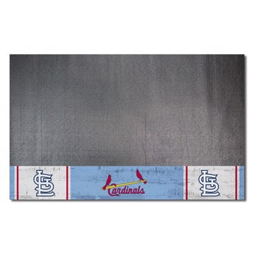 Wholesale-St. Louis Cardinals Grill Mat - Retro Collection MLB Vinyl Mat - 26" x 42" SKU: 2079
