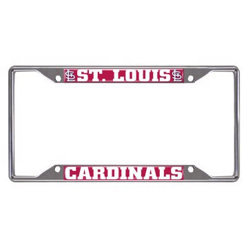 Wholesale-St. Louis Cardinals License Plate Frame MLB Exterior Auto Accessory - 6.25" x 12.25" SKU: 26720