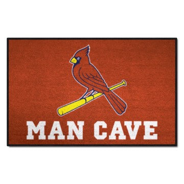 Wholesale-St. Louis Cardinals Man Cave Starter MLB Accent Rug - 19" x 30" SKU: 22471