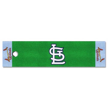Wholesale-St. Louis Cardinals Putting Green Mat - Retro Collection MLB 18" x 72" SKU: 2074