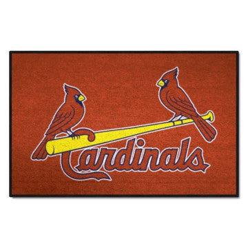 Wholesale-St. Louis Cardinals Starter Mat MLB Accent Rug - 19" x 30" SKU: 6506