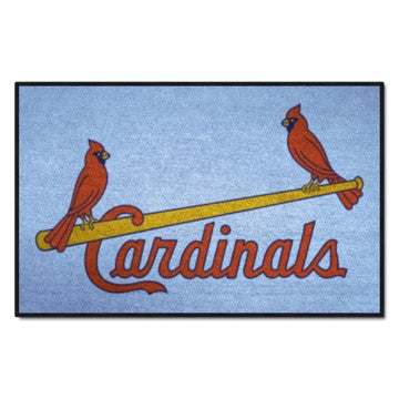 Wholesale-St. Louis Cardinals Starter Mat - Retro Collection MLB Accent Rug - 19" x 30" SKU: 2078