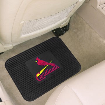 Wholesale-St. Louis Cardinals Utility Mat MLB Back Seat Car Floor Mats - 1 Piece - 14" x 17" SKU: 10056